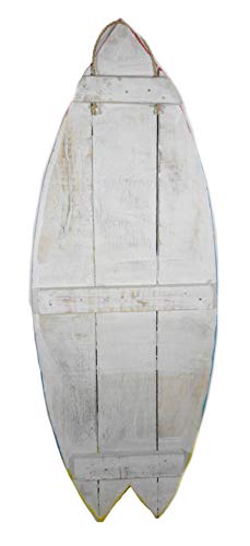 WorldBazzar 32" Hand Carved Wooden Drink in My Hand and My Toes in The Sand with Palm Tree Cocktails Drinking Beach Surfboard Sign