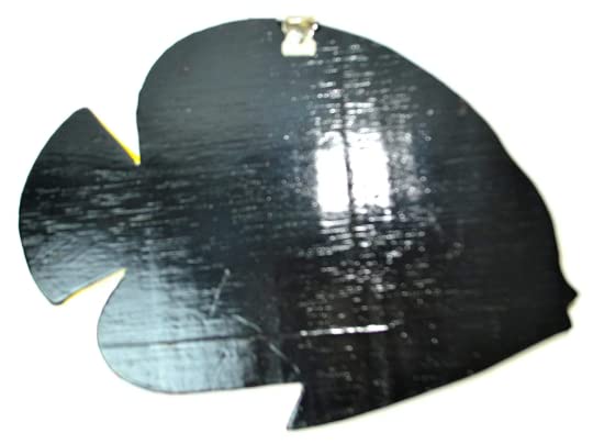 Beautiful Unique Set of 3 BLUE STRIPED Dory Nemo Fish Wood Hanging Wall Art