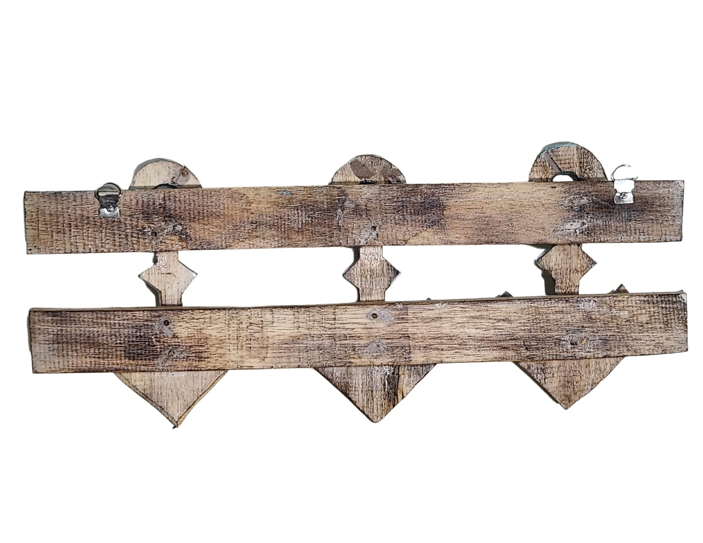 LG Hand Carved Wood Sailboat Ship Anchors with Hooks Nautical Wall Decor Towel Key Hanger