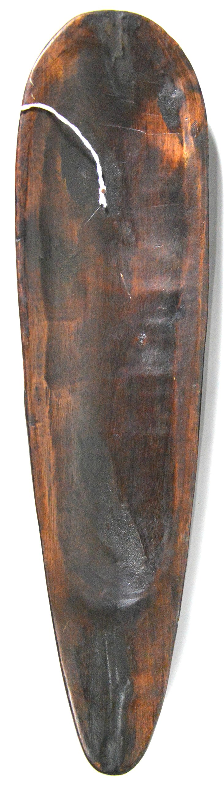 SET OF 2 AFRICAN HAND CARVED WOODEN TRIBAL MASK WITH PARROTS WALL DECOR