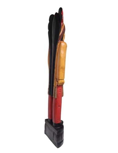 5 Foot Tall Giant Hand Carved Wooden Cigar Indian Statue Sculpture Carving Chief Cowboy Western Art