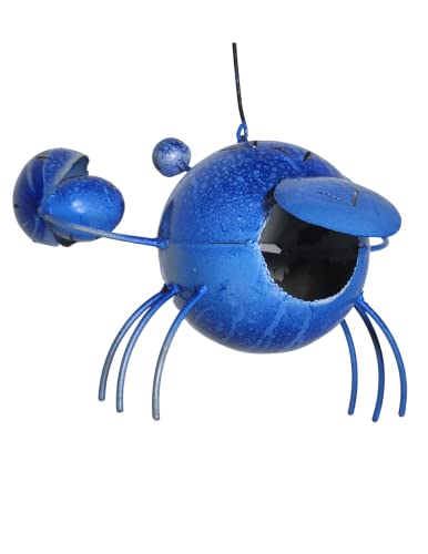 XL Beautiful Unique SEA Ocean Crab Candle Holder Metal Tropical Island Hanging Art