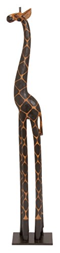 Deco 79 Wooden Giraffe, 40-Inch