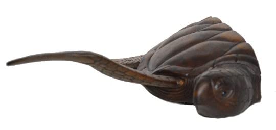 WorldBazzar Beautiful Huge Hand Carved Teak Wood Turtle Ocean Wall Sculpture Hanging Statue One of Kind