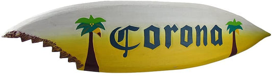 39" Wooden Handmade Corona Surfboard Sign Wall Plaque Art…