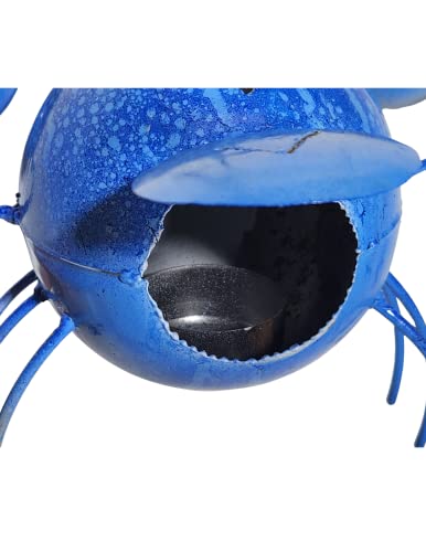 XL Beautiful Unique SEA Ocean Crab Candle Holder Metal Tropical Island Hanging Art