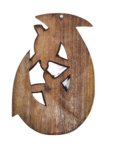 Beautiful Unique Hand Carved 2 SEA TURTLES on HOOK Nautical Tropical Coastal Island Style Wood Wall Art Picture Plaque