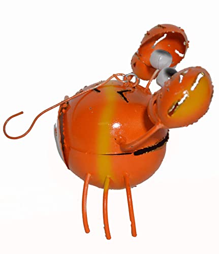 WorldBazzar Beautiful Unique SEA Ocean Crab Candle Holder Metal Tropical Island Hanging Art
