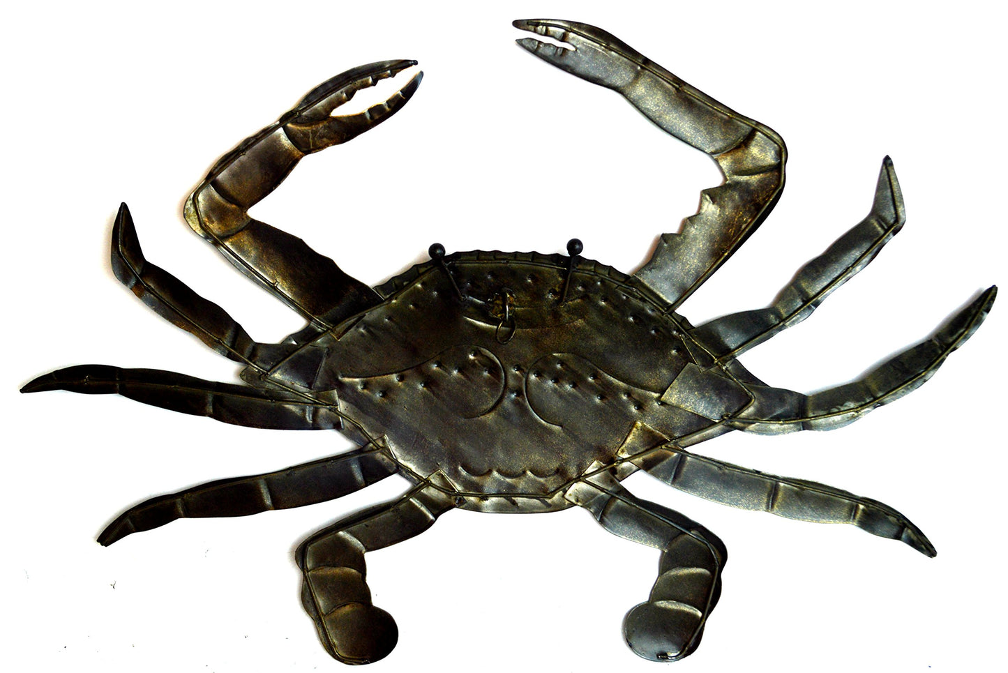 LG BEAUTIFUL UNIQUE SEA OCEAN CRAB METAL TROPICAL ISLAND WALL ART