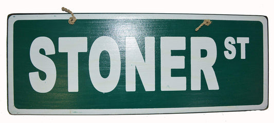 WorldBazzar Stoner Street Novelty Humor Funny Famous 4:20 Sign High Smoker Stoned Weed Marijuana